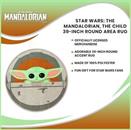 Star Wars: The Mandalorian, The Child 39-Inch Round Area Rug