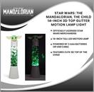 Star Wars: The Mandalorian, The Child 14-Inch 3D Top Glitter Motion Lamp Light