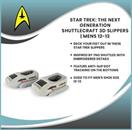 Star Trek: The Next Generation Shuttlecraft 3D Slippers For Adults