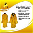 Star Trek Captain Kirk Bathrobe for Adults | One Size Fits Most