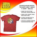 Schoolhouse Rock! "I'm Just A Bill" Adult T-Shirt - Red