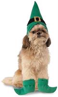 Elf Hat w/ Boot Cuffs Dog Costume