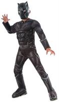 Captain America 3 Deluxe Muscle Chest Black Panther Costume Child