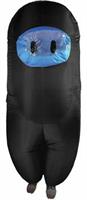 Amongst Us Black Imposter Sus Crewmate Inflatable Adult Costume | Standard