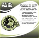Star Wars The Empire Strikes Back 40th Anniversary Yoda Enamel Collector Pin