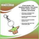 Star Wars: The Mandalorian, The Child "Baby Yoda" Happy Enamel Keychain