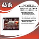 Star Wars Mandalorian The Child Baby Yoda Collector Pin When Your Song Comes On