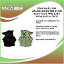 Star Wars: The Mandalorian The Child Baby Yoda Pin | Baby Yoda Eats A Frog
