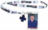 Greys Anatomy Derek Shepherd Lanyard w/ Charm