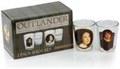 Outlander Collectibles Jamie and Claire Fraser Shot Glasses | Collectors Edition