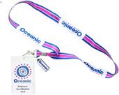 Lost Oceanic Airlines Lanyard with ID Card & Charm