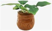Harry Potter Mandrake Face 6 Inch Ceramic Planter with Faux Plant