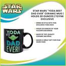 Star Wars "Yoda Best Dad Ever" Ceramic Mug | Holds 20 Ounces | Toynk Exclusive