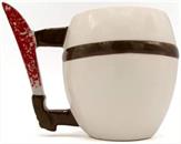 Friday the 13th Jason Mask w/ Knife 20oz Ceramic 3D Sculpted Mug
