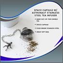 Space Capsule w Astronaut Stainless Steel Tea Infuser