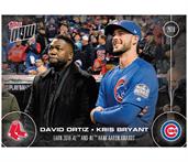 MLB Chicago Cubs David Ortiz/ Kris Bryant OS-1 2016 Topps NOW Trading Card