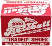 MLB 1989 Topps Baseball Traded Series - Set of 132 Cards