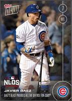 MLB Chicago Cubs Javier Baez #555 Topps NOW Trading Card