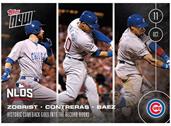 MLB Chicago Cubs Zobrist, Baez, Contreras #571 Topps NOW Trading Card
