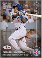 MLB Chicago Cubs Addison Russell #607 2016 Topps NOW Trading Card