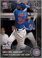 MLB Chicago Cubs Dexter Fowler #656A 2016 Topps NOW Trading Card