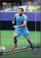 MLS NYCFC Frank Lampard #25 Topps NOW Trading Card