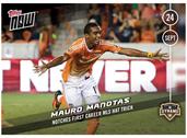 MLS Houston Dynamo Mauro Manotas #35 Topps NOW Trading Card