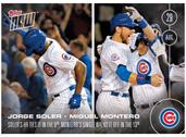 MLB Chicago Cubs Sole, Montero #407 Topps NOW Trading Card