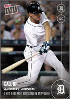 MLB Detroit Tigers Jacoby Jones (Call-Up) #411 Topps NOW Trading Card