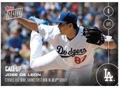 MLB LA Dodgers Jose De Leon (Call-Up) #426 Topps NOW Trading Card