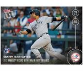 MLB NY Yankees Gary Sanchez #486 Topps NOW Trading Card
