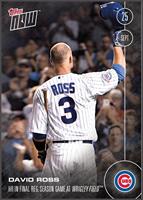 MLB Chicago Cubs David Ross #504 Topps NOW Trading Card