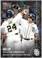 MLB San Diego Padres Hunter Renfroe (Call-Up) #512 Topps NOW Trading Card