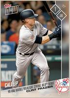 HR and Double Highlight MLB Debut - Clint Frazier - MLB Topps Now Card
