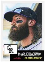 Colorado Rockies #31 Charlie Blackmon MLB Topps Living Set Card