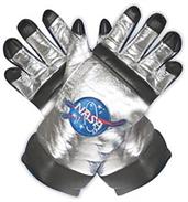 NASA Astronaut Child Costume Gloves - One Size - Silver