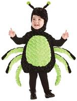 Belly Babies Black and Green Spider Costume Child Toddler