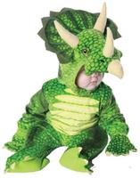Green Triceratops Plush Baby Costume