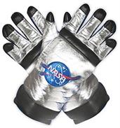 NASA Astronaut Adult Costume Gloves - One Size - Silver
