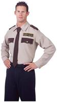 Police Trooper Costume Uniform Shirt Adult