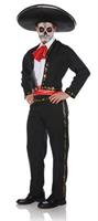 Mariachi Skull Male Adult Costume