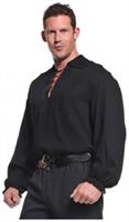 Pirate Adult Costume Black Shirt