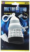 Doctor Who 4" Talking Plush Clip On White Dalek