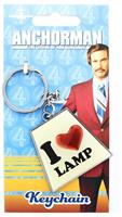 Anchorman The Legend of Ron Burgundy "I Heart Lamp" Keychain
