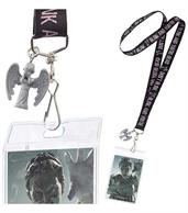 Doctor Who Lanyard "Don't Blink" with 3D Weeping Angel Charm