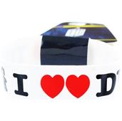 Doctor Who Rubber Wristband I Heart The Doctor