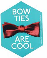 Doctor Who Sticker: Bow Ties Are Cool