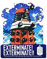 Doctor Who Sticker: Exterminate