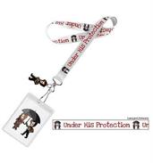 Doctor Who Lanyard "Under His Protection" with 3D Matt Smith Charm