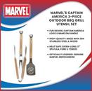 Marvel™s Captain America 3-Piece Outdoor BBQ Grill Utensil Set